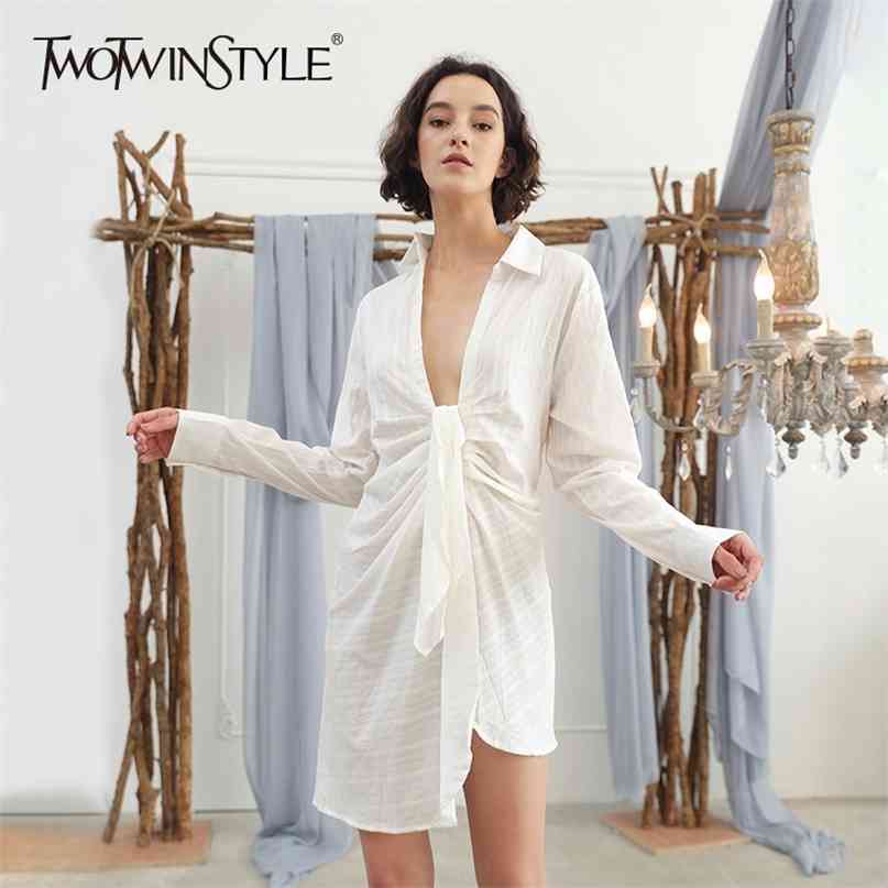 Sexy Ruched Dress Women Striped V Neck Long Sleeve Tunic High Waist Mini Shirt Dresses Fashion Autumn Clothing 210520, White dress
Sexy Ruched Dress Women Striped V Neck Long Sleeve Tunic High Waist Mini Shirt Dresses Fashion Autumn Clothing 210520, White dress