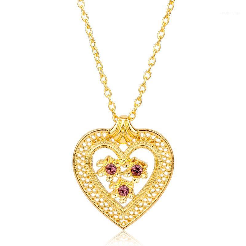 Chains Dongsheng 2022 Gold Color Crystals Heart Pendant Necklace For Valentine's Day Gift Of Love -30, Silver
Chains Dongsheng 2022 Gold Color Crystals Heart Pendant Necklace For Valentine's Day Gift Of Love -30, Silver