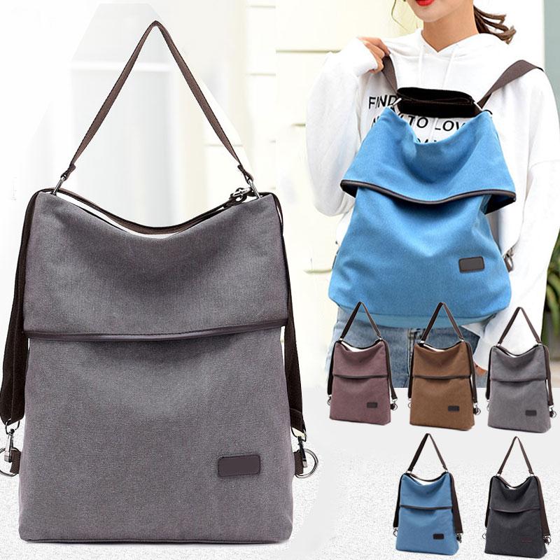 Backpack Selling Retro Simple Canvas Outdoor Bags Convertible Tote Solid Color Women Multifunction Shoulder Bag For Travel
Backpack Selling Retro Simple Canvas Outdoor Bags Convertible Tote Solid Color Women Multifunction Shoulder Bag For Travel