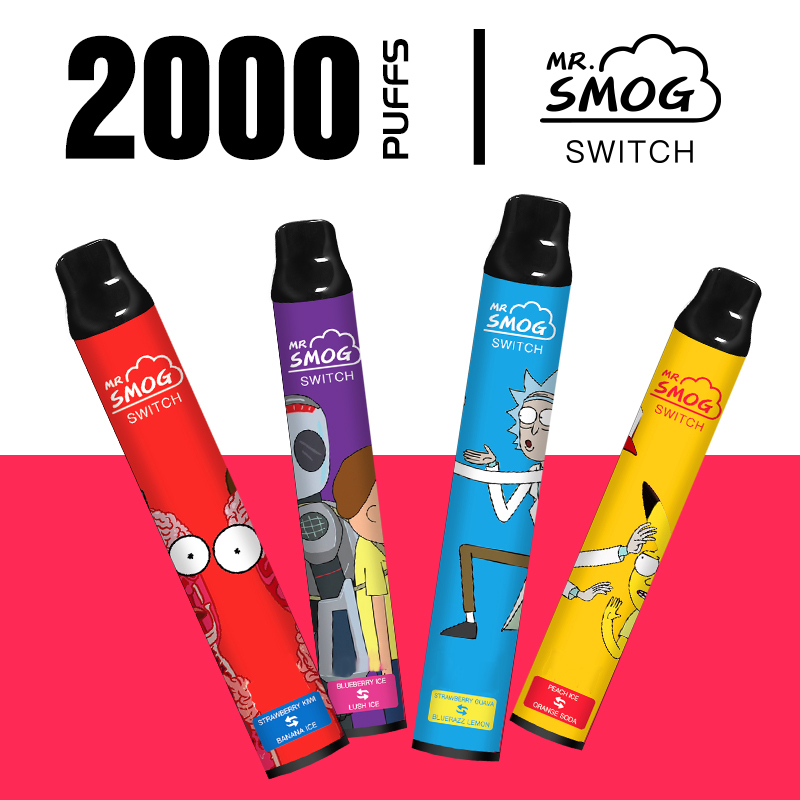 Original Mr SMOG Disposable cigarette Vape Pen 8ml Pods 2000puffs Duo Empty electronic cigar big vapor VS bang Max Pro Device
Original Mr SMOG Disposable cigarette Vape Pen 8ml Pods 2000puffs Duo Empty electronic cigar big vapor VS bang Max Pro Device