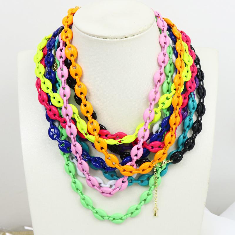 Pendant Necklaces 5 Pcs Pig Nose Style Enamel Chain Handmade Jewelry Necklace Long Accessories Colorful Brass 52024
Pendant Necklaces 5 Pcs Pig Nose Style Enamel Chain Handmade Jewelry Necklace Long Accessories Colorful Brass 52024