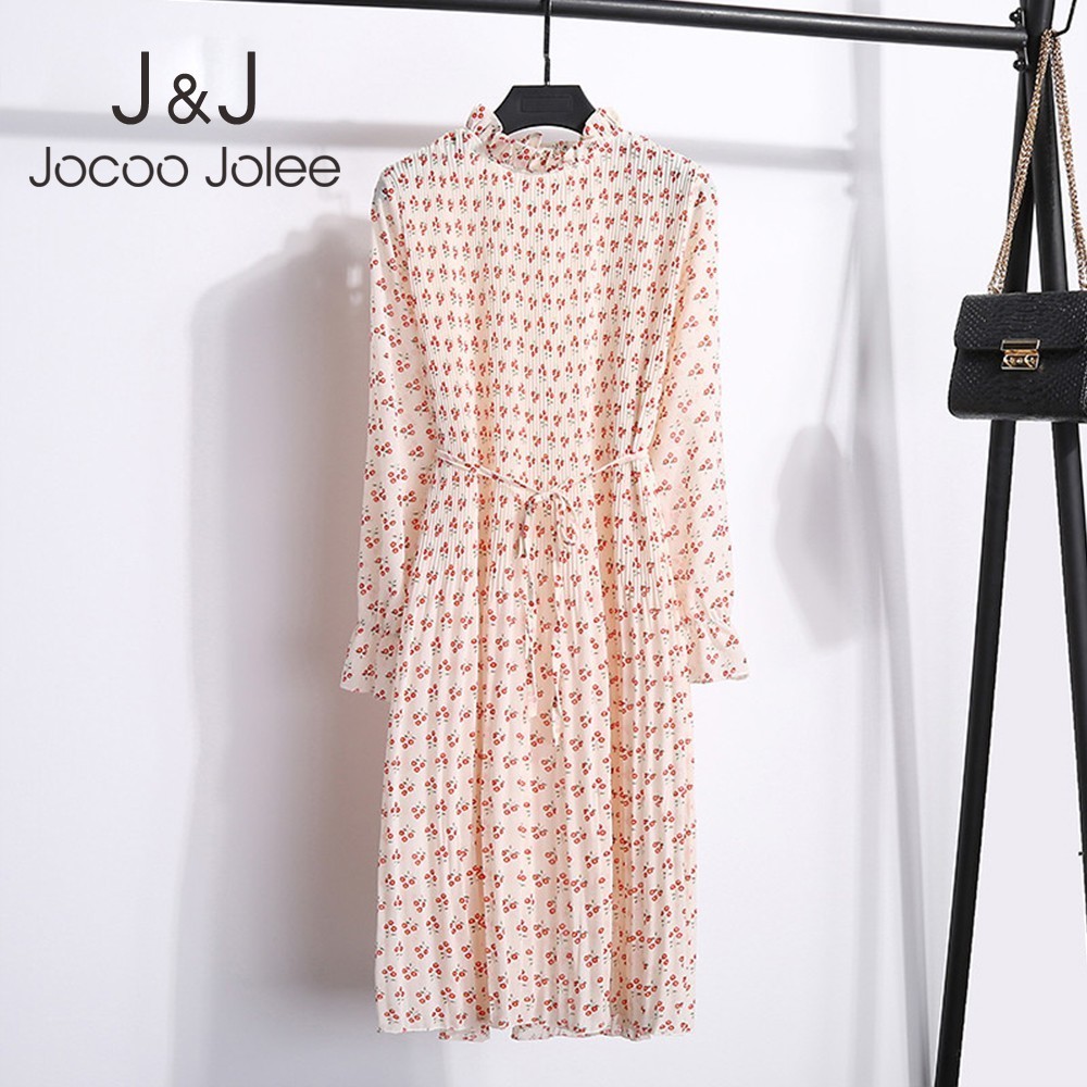 Jocoo Jolee Women Elegant Pleated Chiffon Dress Summer Print Loose Casual Long Sleeve Office Lady Vintage 210518, 19(not sashes)
Jocoo Jolee Women Elegant Pleated Chiffon Dress Summer Print Loose Casual Long Sleeve Office Lady Vintage 210518, 19(not sashes)