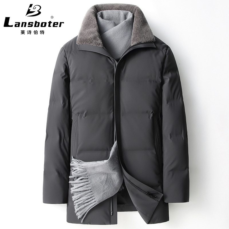 Winter wool Lapel down jacket men's thickened medium and long middle-aged young warm large, Black
Winter wool Lapel down jacket men's thickened medium and long middle-aged young warm large, Black