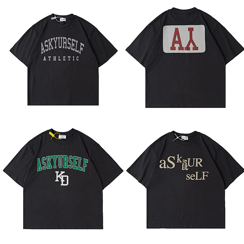 New Askyurself Kd Back V8 Alphabet Print Used High Street Co Branded Men' and Women' Short Sleeve T-shirt, Kd co branded dark brown
New Askyurself Kd Back V8 Alphabet Print Used High Street Co Branded Men' and Women' Short Sleeve T-shirt, Kd co branded dark brown