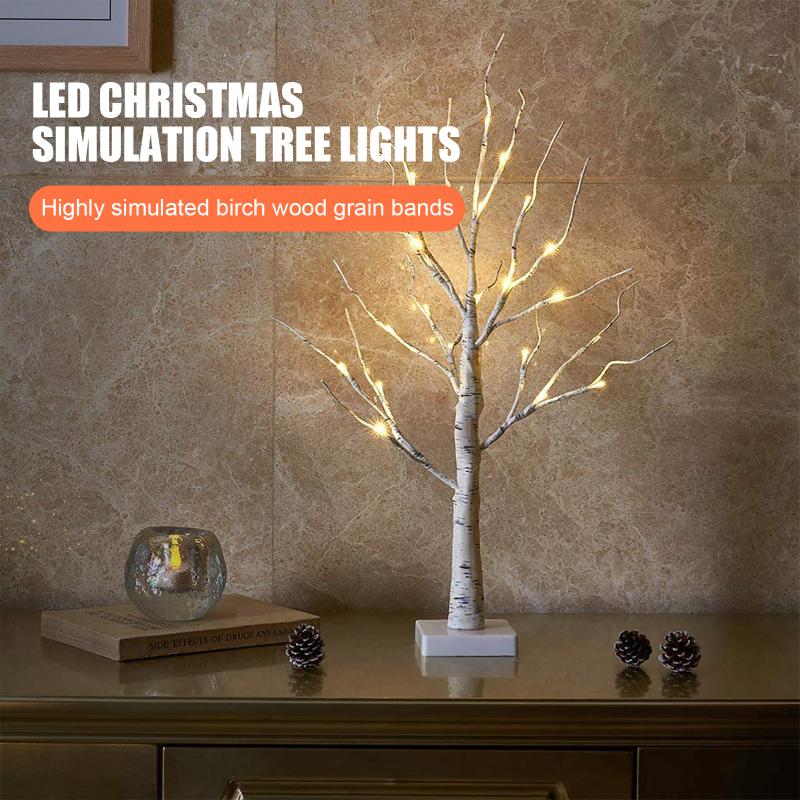 Christmas Decorations Birch Tree Lighted 24 LED Warm White Tabletop Light Up Fairy Battery Powered Lamp For Home Party Festival Holiday
Christmas Decorations Birch Tree Lighted 24 LED Warm White Tabletop Light Up Fairy Battery Powered Lamp For Home Party Festival Holiday