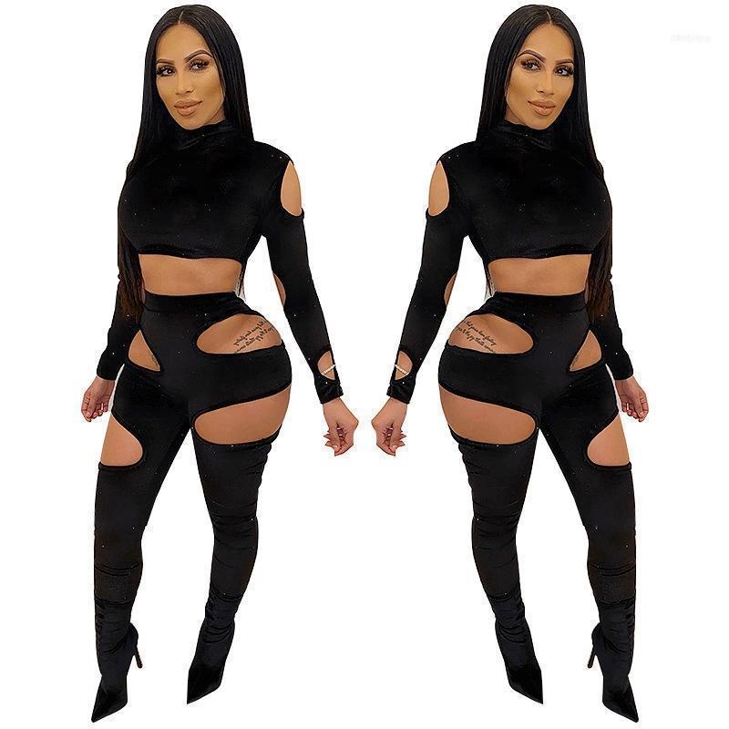 Sexy Women Two Piece Set Long Sleeve Crop Top And Pants Party Night Hollow Out Slim Bodycon 2 Club Outfits1, Gray
Sexy Women Two Piece Set Long Sleeve Crop Top And Pants Party Night Hollow Out Slim Bodycon 2 Club Outfits1, Gray