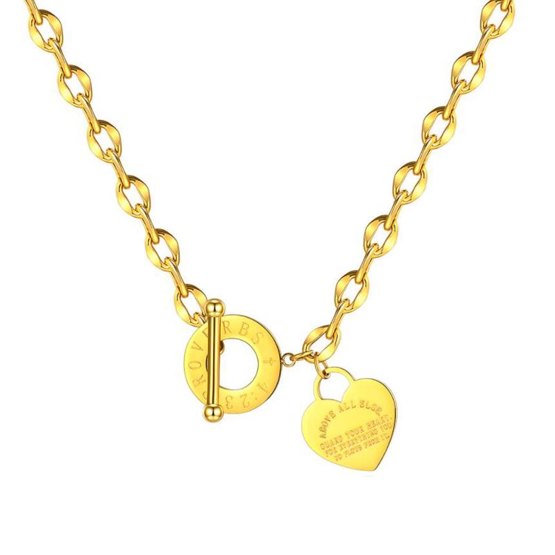 Pendant Necklaces 2021 Stainless Steel O Link Chain For Women Men Heart Toggle Clasp OT Buckle Choker Collar Hip Hop Jewelry
Pendant Necklaces 2021 Stainless Steel O Link Chain For Women Men Heart Toggle Clasp OT Buckle Choker Collar Hip Hop Jewelry