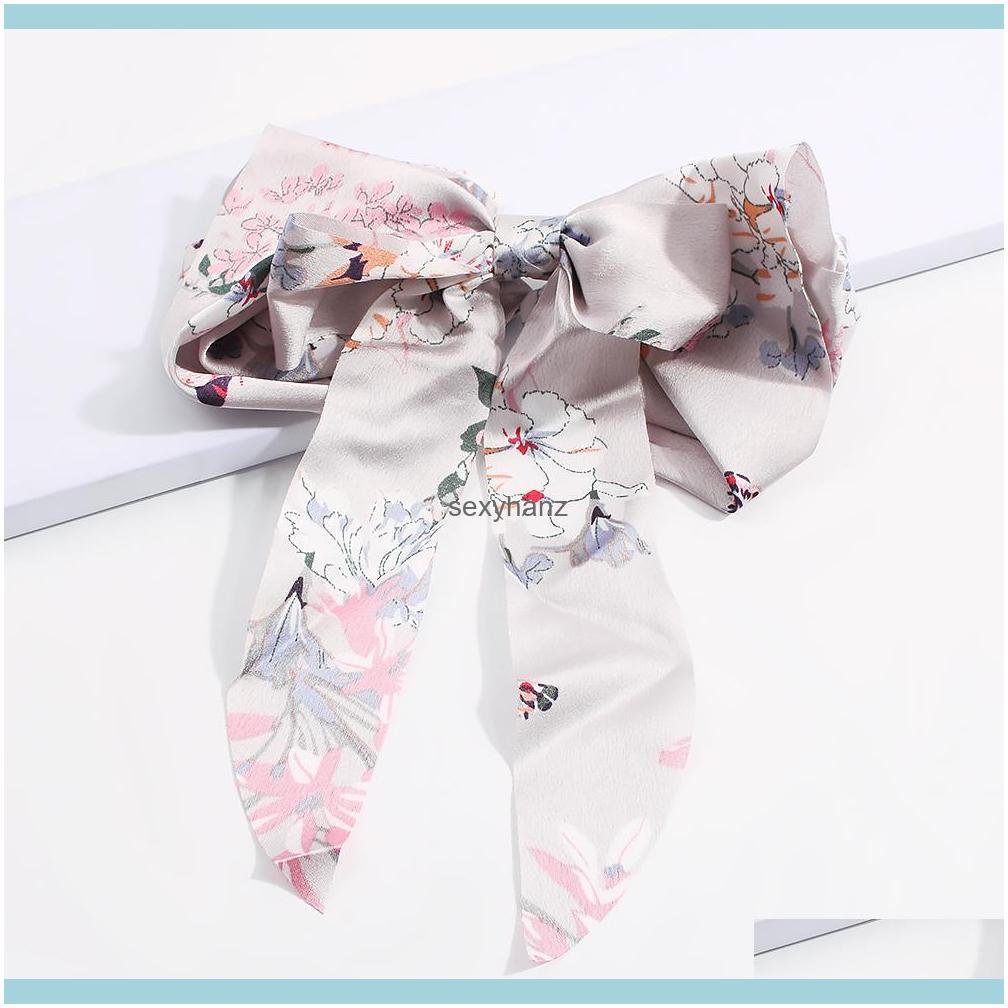 Clips & Jewelry Flower Print Barrettes Hairpin For Women Bow Knotted Sweet Ponytail Clip Yarn Ties Korea Fashion Hair Aessories Drop Deliver
Clips & Jewelry Flower Print Barrettes Hairpin For Women Bow Knotted Sweet Ponytail Clip Yarn Ties Korea Fashion Hair Aessories Drop Deliver