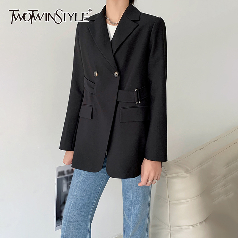 Temperament Casual Blazer For Women Notched Long Sleeve Straight Loose Blazers Female Fashion Clothing Spring 210524, Beige
Temperament Casual Blazer For Women Notched Long Sleeve Straight Loose Blazers Female Fashion Clothing Spring 210524, Beige