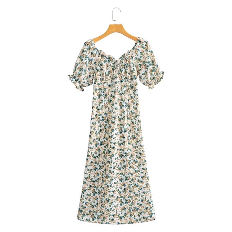 Vintage Floral Print Maxi Dress Women Slim short Sleeve Long V neck Casual Shirt es Robe 210524, Mixed color
Vintage Floral Print Maxi Dress Women Slim short Sleeve Long V neck Casual Shirt es Robe 210524, Mixed color