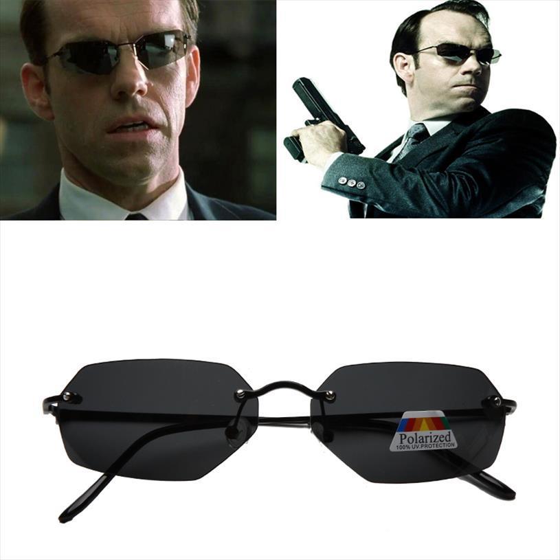 fashion cool the matrix neo style polarized sunglasses ultralight rimless men driving brand design sun glasses oculos de so, White;black
fashion cool the matrix neo style polarized sunglasses ultralight rimless men driving brand design sun glasses oculos de so, White;black