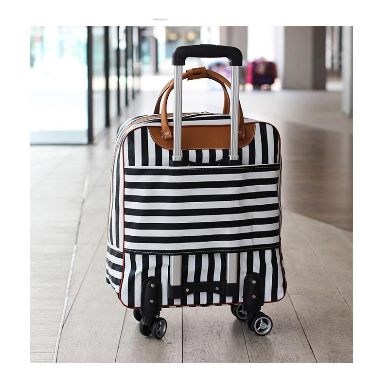 Waterproof High Oapacity Travel Bag Thick Style Rolling Suitcase Trolley Luggage Lady Men Trip Bags With Wheels Suplies Suitcases