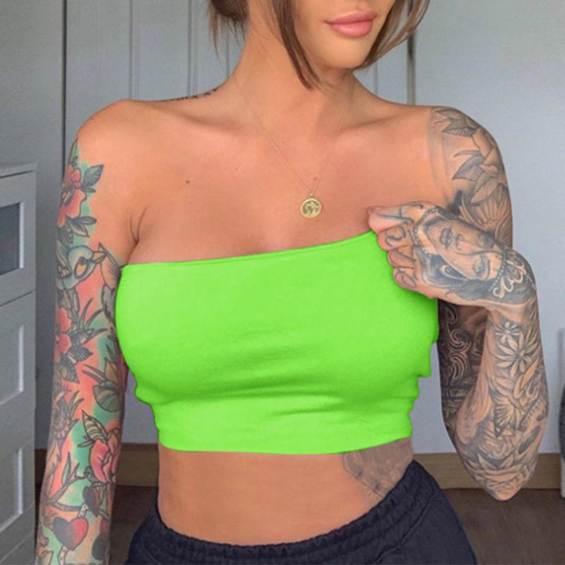 Women's Tanks & Camis Women Solid Camisole Top Crop Tops 2021 Sexy Off Shoulder Bodycon Sleeveless Bra Slim Cami Tube Basic Plain, White
Women's Tanks & Camis Women Solid Camisole Top Crop Tops 2021 Sexy Off Shoulder Bodycon Sleeveless Bra Slim Cami Tube Basic Plain, White
