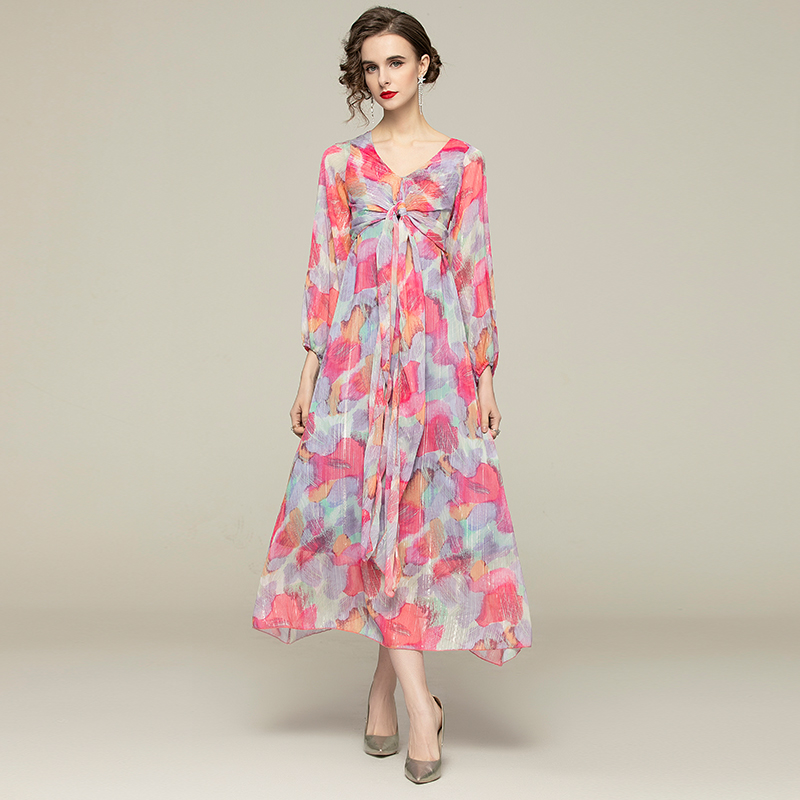 2021 Sexy V-Neck Bow Maxi Dress Runway Designer Summer Autumn Fashion Long Sleeve Printed Holiday Office Ladies Slim Sweet A-Line Dresses Gr, Black;gray
2021 Sexy V-Neck Bow Maxi Dress Runway Designer Summer Autumn Fashion Long Sleeve Printed Holiday Office Ladies Slim Sweet A-Line Dresses Gr, Black;gray
