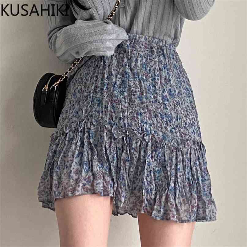 Korean Pleated Floral Mini Skirt High Waist A-line Woman Skirts Summer Elegant Faldas Mujer Moda 6J658 210603, Black
Korean Pleated Floral Mini Skirt High Waist A-line Woman Skirts Summer Elegant Faldas Mujer Moda 6J658 210603, Black