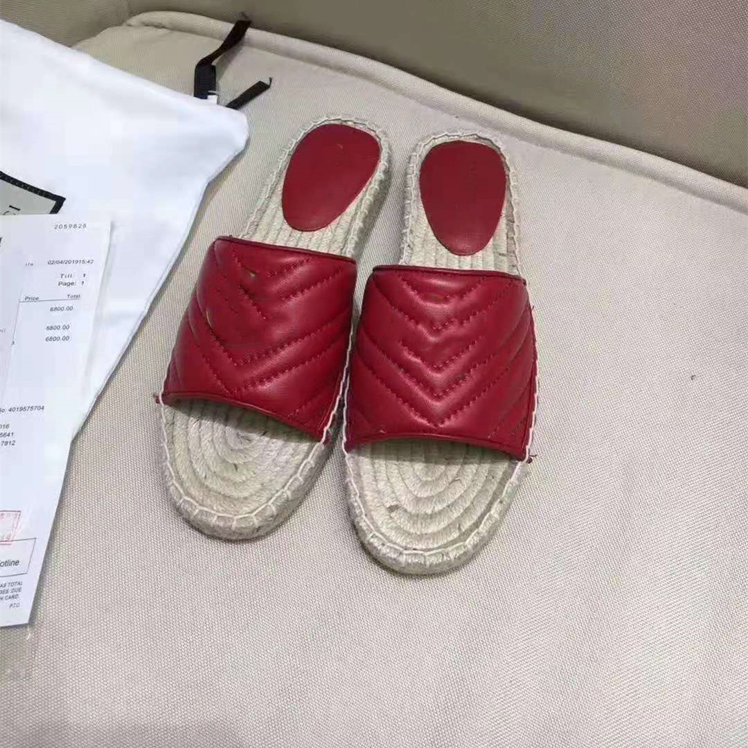 Femme Cuir Espadrille Santon Waves Lettre Imprimé Or Mental Design Lady Toile Cordon Plate-forme Plate Caoutchouc Soleil Sole Solide Solide