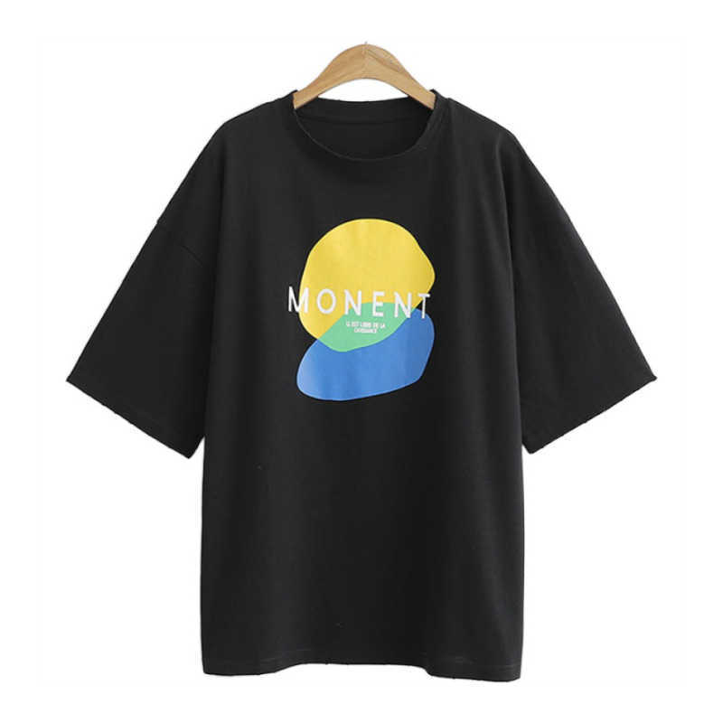 Merry Pretty Women Letter Print Long T Shirts Summer Short Sleeve O-Neck Cotton Shirt Femme Casual Loose ops ees 210526, White
Merry Pretty Women Letter Print Long T Shirts Summer Short Sleeve O-Neck Cotton Shirt Femme Casual Loose ops ees 210526, White