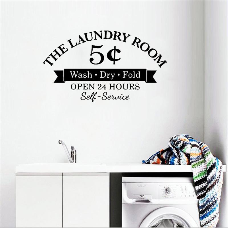 Wall Stickers The Laundry Room Sticker Quote 24 Opening Hours Decal Revocable Waterproof Decoration Mural DW7089
Wall Stickers The Laundry Room Sticker Quote 24 Opening Hours Decal Revocable Waterproof Decoration Mural DW7089