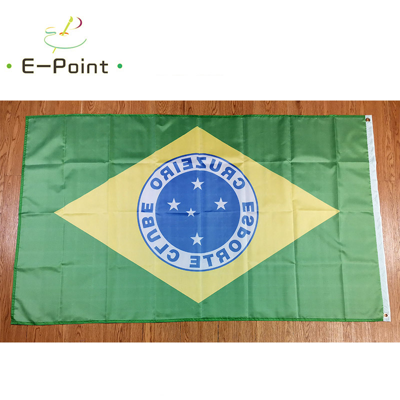 Brazil Cruzeiro Esporte Clube Flag 3*5ft (90cm*150cm) Polyester flags Banner decoration flying home garden flagg Festive gifts S25415