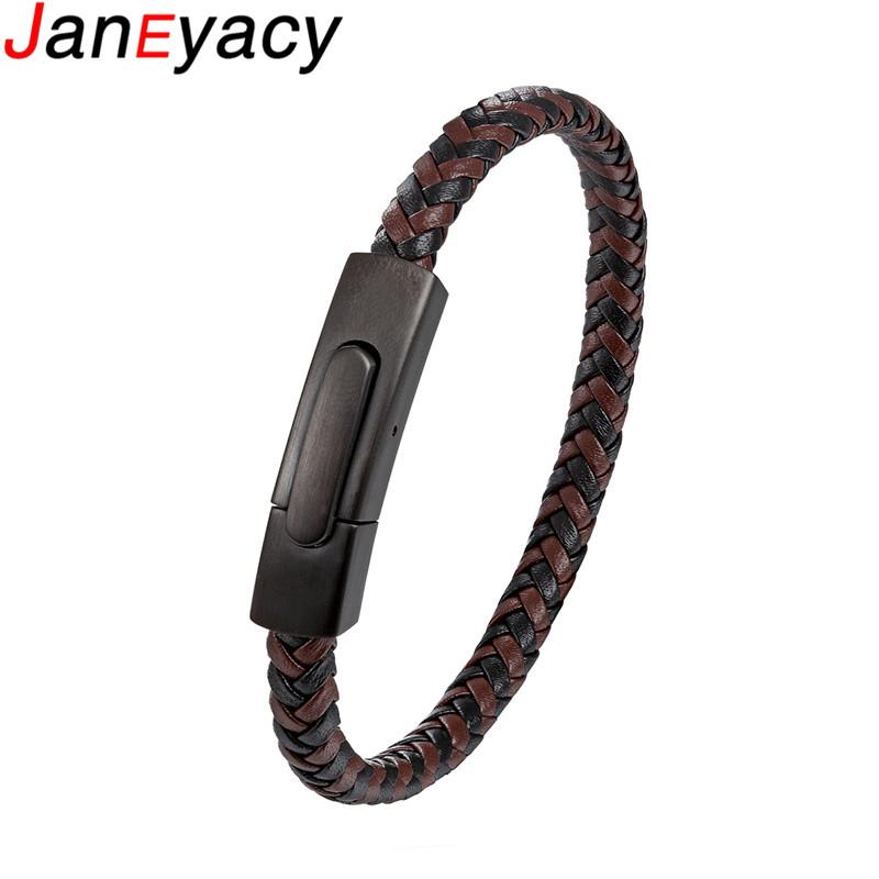Link, Chain 2021 Jewelry Punk Braided Men Geunine Leather Bracelet Homens Pulseira Stainless Steel Bracelets Bangles Valentine's Day Present
Link, Chain 2021 Jewelry Punk Braided Men Geunine Leather Bracelet Homens Pulseira Stainless Steel Bracelets Bangles Valentine's Day Present