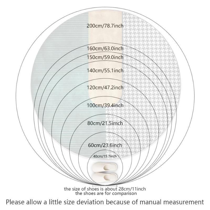 Coral Velvet Computer Chair Floor Mat Mandala Printed Round Carpet For Children Bedroom Play Tent Area Rug Blue Carpets