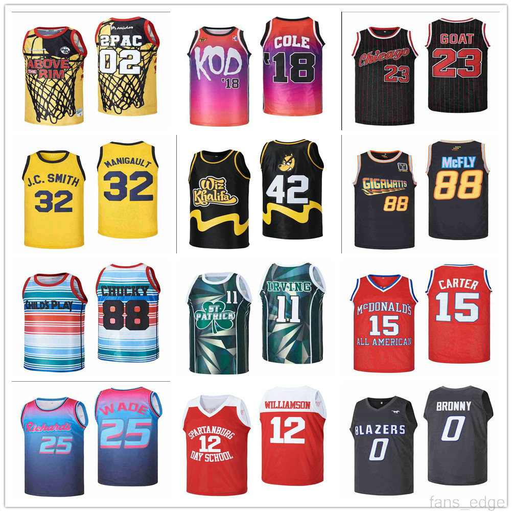 NCAA Basketball Jerseys Stitched 02 above the rim 18 j cole kod 42 wiz khalifa black 11 kyrie Irving clover alternate 13 james harden Movie, As picture men size s-xxl
NCAA Basketball Jerseys Stitched 02 above the rim 18 j cole kod 42 wiz khalifa black 11 kyrie Irving clover alternate 13 james harden Movie, As picture men size s-xxl