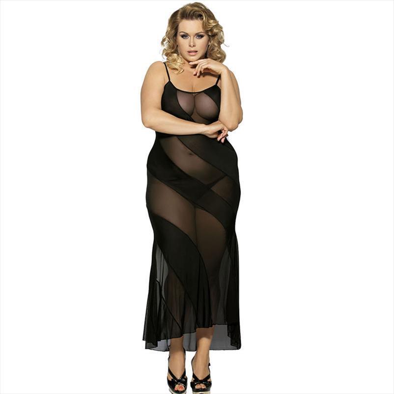 lingerie see through semi womens dresses mesh babydoll black suspenders long plus size robe r7389, Black;gray
lingerie see through semi womens dresses mesh babydoll black suspenders long plus size robe r7389, Black;gray