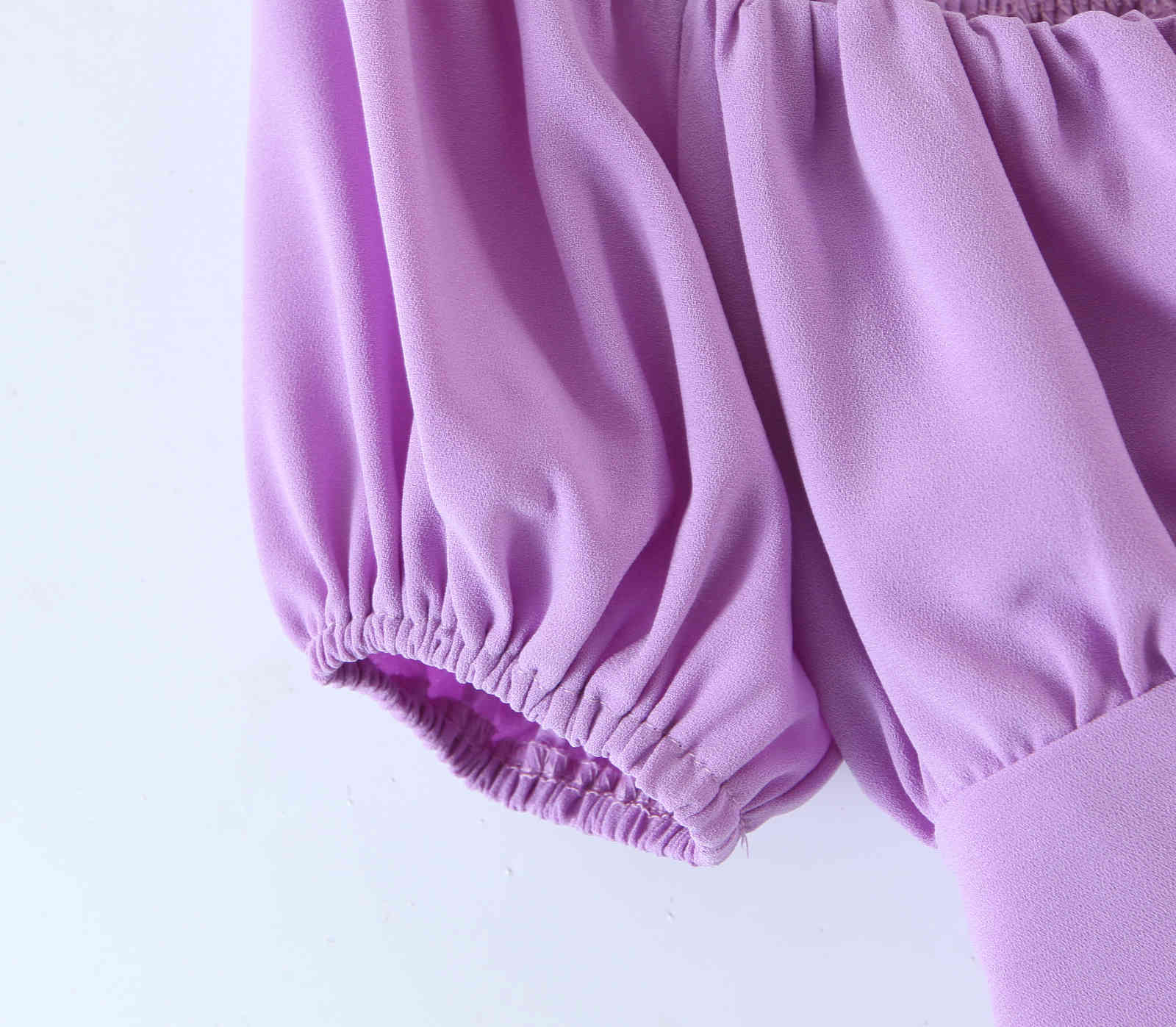 Chic Lantern Short Sleeve Bandage Tie Bow Cropped Shirt Women French style Ladies Dropped Crop Top Sexy blouses 210429