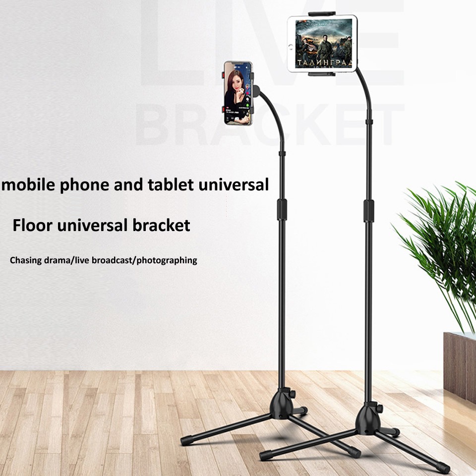 Aluminum Scalable Flexible Arm Floor Tablet Phone Stand Holder Support for Xiaomi iPad Pro12.9 Lounger Bed Mount Bracket