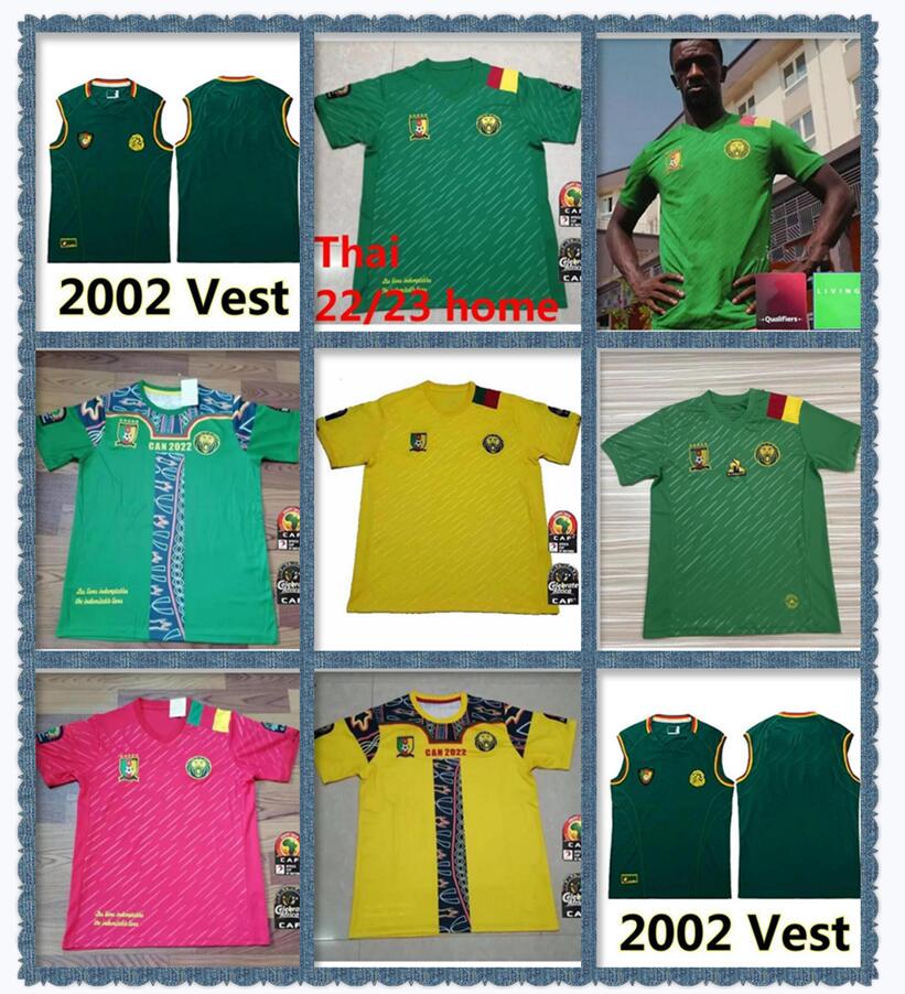 2021 2022 2023 Cameroun soccer jerseys Cameroon Retro 2002 Mboba Vest Choupo-Moting Anguissa Aboubakar Toko Ekambi Bahoken Hongla National Team football shirt, 21/22
2021 2022 2023 Cameroun soccer jerseys Cameroon Retro 2002 Mboba Vest Choupo-Moting Anguissa Aboubakar Toko Ekambi Bahoken Hongla National Team football shirt, 21/22