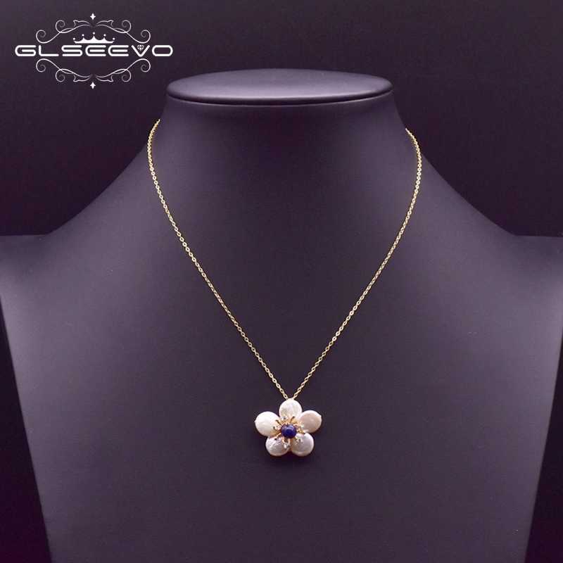 GLSEEVO 925 Sterling Silver Fresh Water Pearl Flower Pendant Necklace For Women Wedding Birthday Gift Jewellery GN0127
GLSEEVO 925 Sterling Silver Fresh Water Pearl Flower Pendant Necklace For Women Wedding Birthday Gift Jewellery GN0127