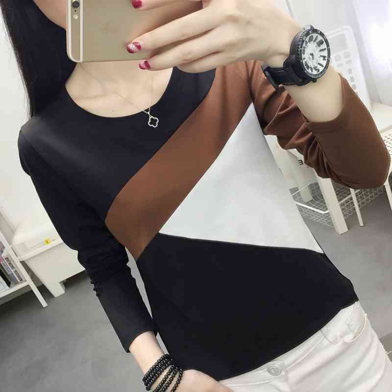 Autumn Long Sleeve T Shirt Women T-shirts Fashion Woman Casual 3XL Plus Size Cotton T-shirt O-neck T Shirt Women Tops B873 210602, Green
Autumn Long Sleeve T Shirt Women T-shirts Fashion Woman Casual 3XL Plus Size Cotton T-shirt O-neck T Shirt Women Tops B873 210602, Green