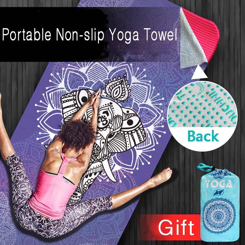 83x183cm Portable Yoga Towel Non-slip Silicone Outdoor Beach Exercise Mat Sports Gym Pilates Workout With Free Bag Blankets
83x183cm Portable Yoga Towel Non-slip Silicone Outdoor Beach Exercise Mat Sports Gym Pilates Workout With Free Bag Blankets