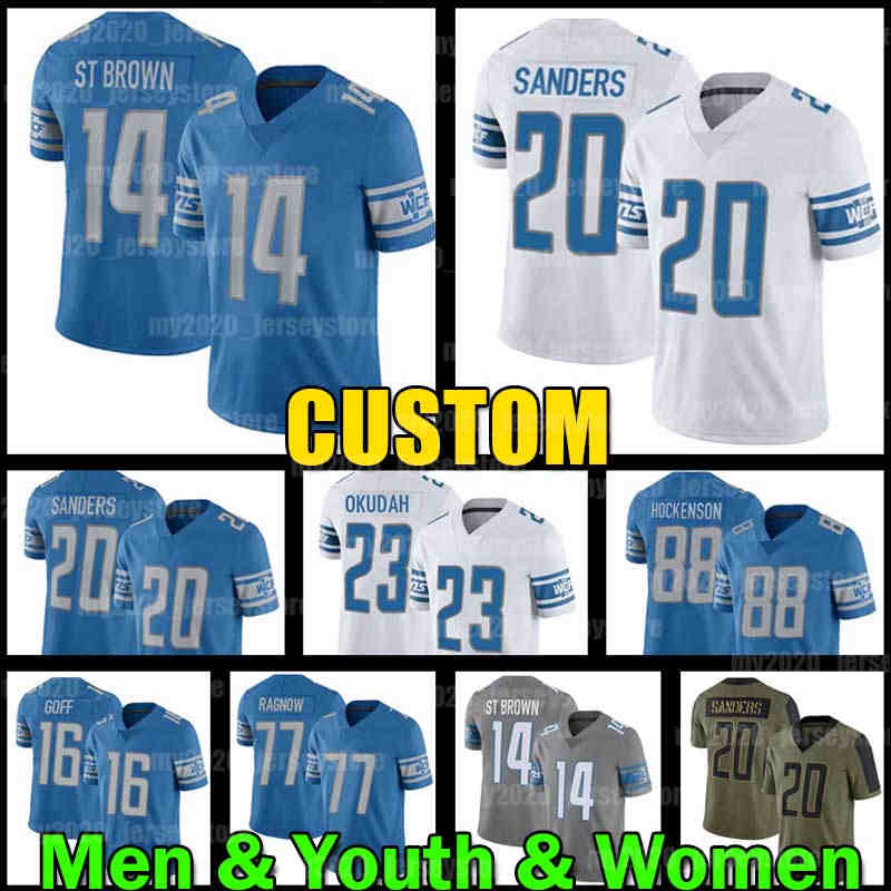 88 T.J. Hockenson Football Jersey 32 DAndre Swift Jared Goff Barry Sanders Detroit''Lions''Frank Ragnow Penei Sewell Lev, Black;red
88 T.J. Hockenson Football Jersey 32 DAndre Swift Jared Goff Barry Sanders Detroit''Lions''Frank Ragnow Penei Sewell Lev, Black;red