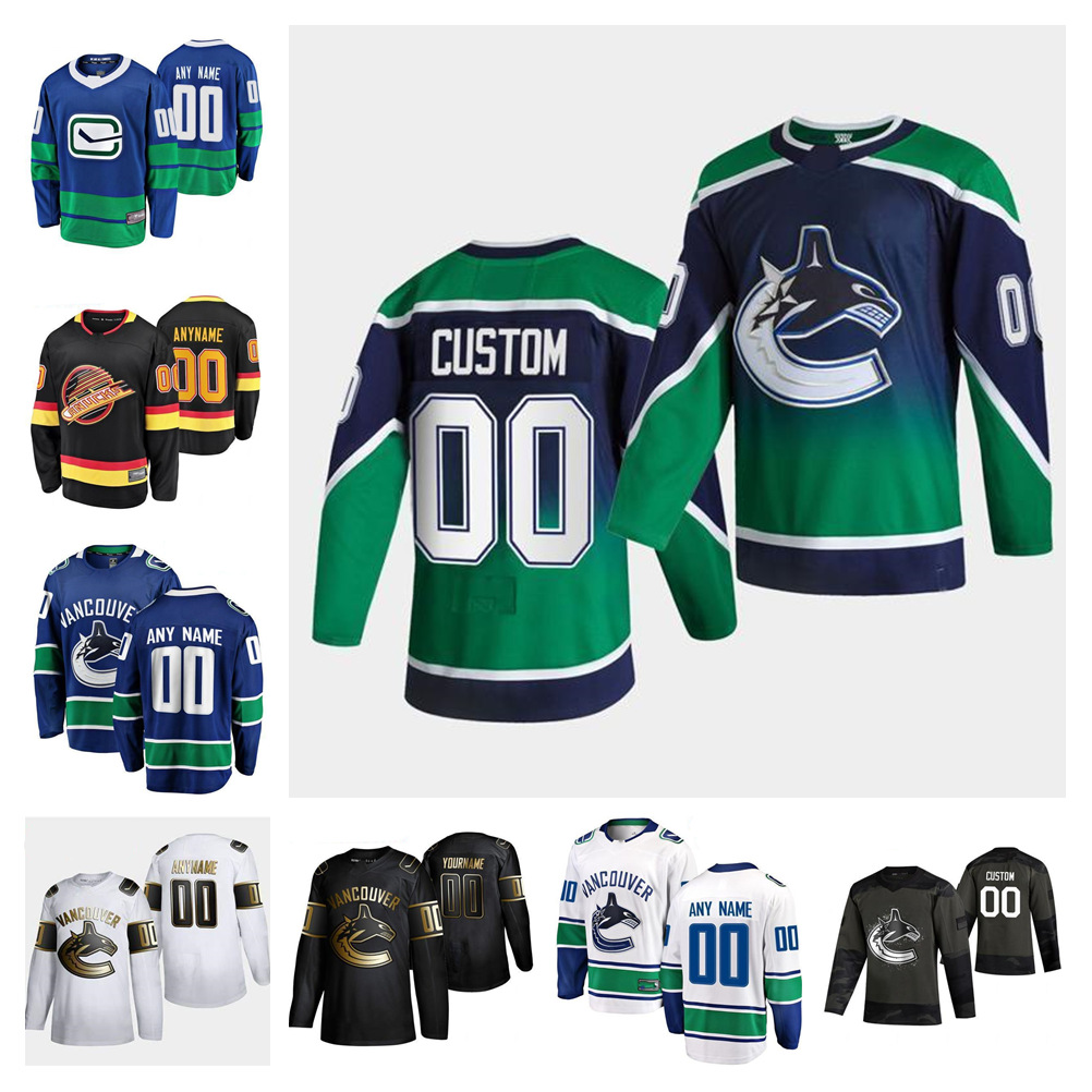 2021 Vancouver Canucks Hockey Jerseys #40 Elias Pettersson #43 Quinn Hughes #6 Brock Boeser #53 Bo Horvat 33 Henrik Sedin 10 Pavel Bure Jersey Custom Stitched, Colour 4
2021 Vancouver Canucks Hockey Jerseys #40 Elias Pettersson #43 Quinn Hughes #6 Brock Boeser #53 Bo Horvat 33 Henrik Sedin 10 Pavel Bure Jersey Custom Stitched, Colour 4
