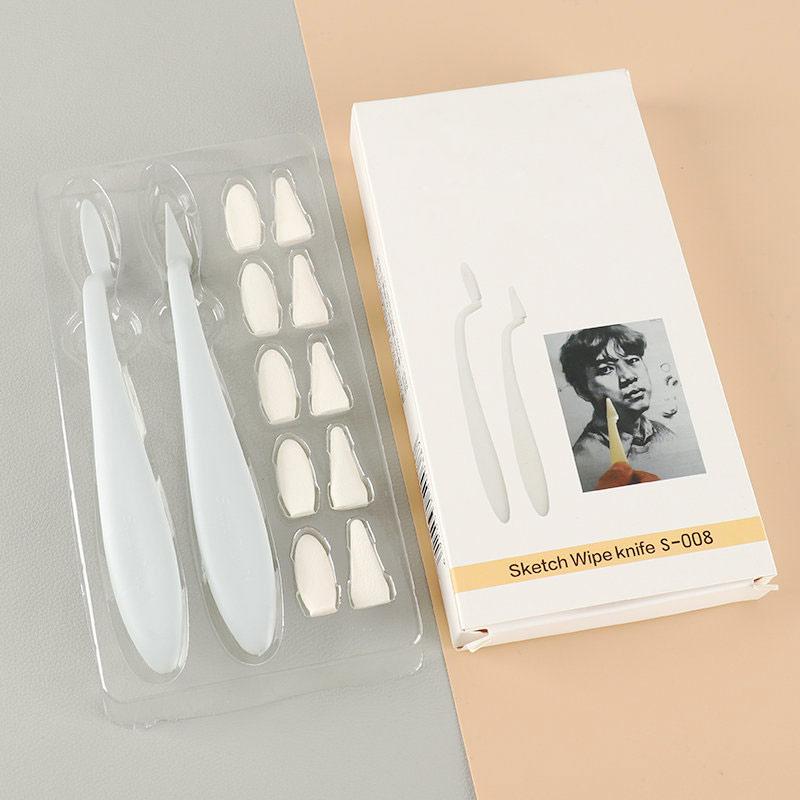 Gift Sets 12Pcs/Set Art Sketch Wipe Knife Washable Sponge Wiper Highlight Blooming Effect Smudge Erase Correction Tool For Artist Drawing 
Gift Sets 12Pcs/Set Art Sketch Wipe Knife Washable Sponge Wiper Highlight Blooming Effect Smudge Erase Correction Tool For Artist Drawing