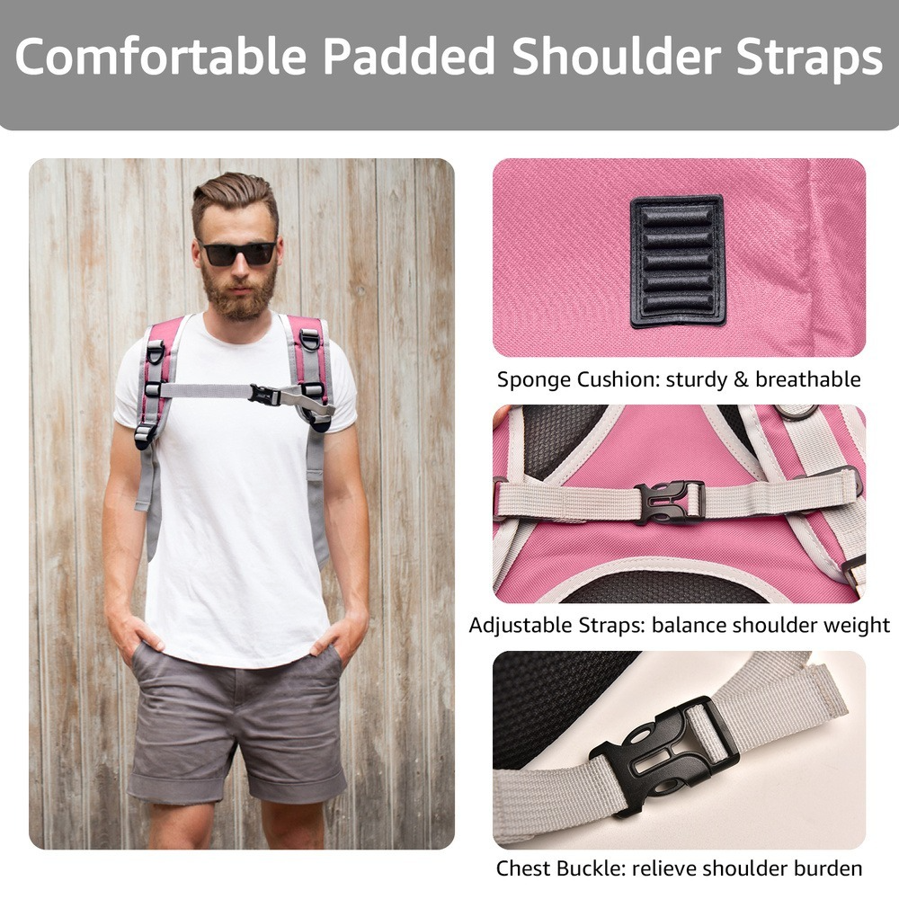 Portable Cat Carrier Bag Breathable Backpack Small Pet Outdoor Travel for Cats Dogs Transparent Space