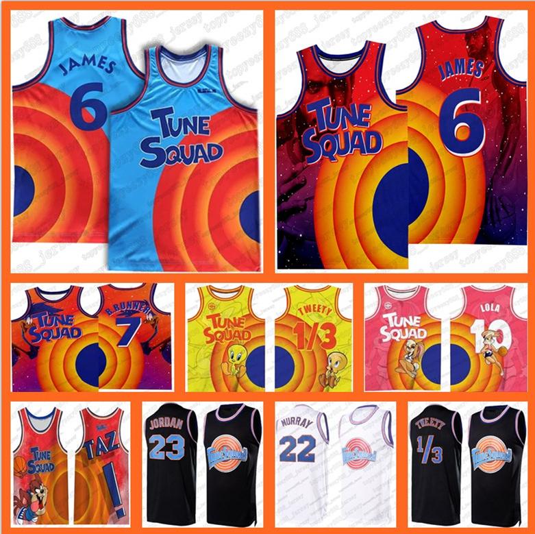 Space Jam 23 Tunes squad Mens Lebron Movie 6 James Jersey 1 Bugs Bunny Michael 2 D.DUCK ! Taz 1/3 Tweety 22 Bill Murray 10 Lola Basketball, Black;red
Space Jam 23 Tunes squad Mens Lebron Movie 6 James Jersey 1 Bugs Bunny Michael 2 D.DUCK ! Taz 1/3 Tweety 22 Bill Murray 10 Lola Basketball, Black;red