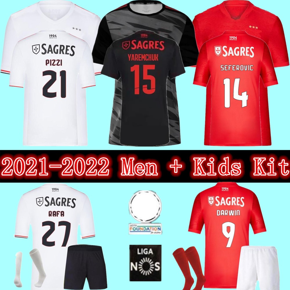 21 22 Benfica soccer jerseys 2021 SEFEROVIC WALDSCHMIDT EVERTON Football shirts PIZZI RAFA DARWIN G.RAMOS 2022 Home Away 3rd Fans adult Men, Black
21 22 Benfica soccer jerseys 2021 SEFEROVIC WALDSCHMIDT EVERTON Football shirts PIZZI RAFA DARWIN G.RAMOS 2022 Home Away 3rd Fans adult Men, Black