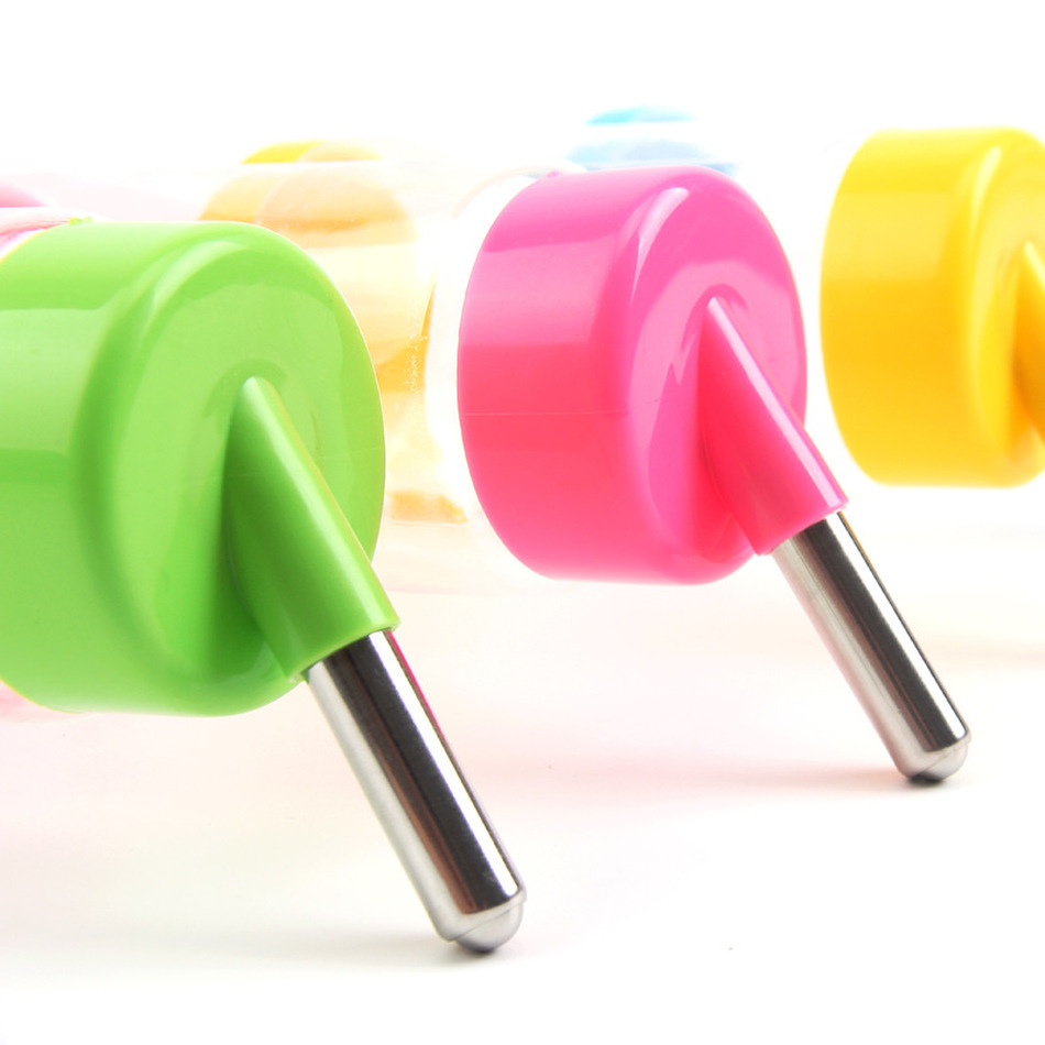 Petty&Better 400ML Plastic Hamster Drinker Water Bottle Dispenser Feeder Hanging Pet Dog Squirrel Rabbit Drinking Head Pipe