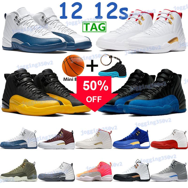 High 12 12s Basketball Shoes Mens Sneakers Cny Taxi Black Royal Blue Indigo University Gold White Dark Grey Men Trainers
High 12 12s Basketball Shoes Mens Sneakers Cny Taxi Black Royal Blue Indigo University Gold White Dark Grey Men Trainers
