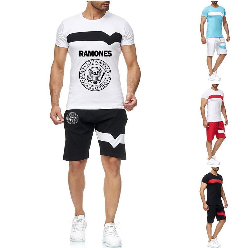 Men's Tracksuits Ramone Seal Graphic Printed Mens 2 Piece Sport Short Sleeve Summer Leisure Casual Sets High Quality T Shirts Shorts, Gray
Men's Tracksuits Ramone Seal Graphic Printed Mens 2 Piece Sport Short Sleeve Summer Leisure Casual Sets High Quality T Shirts Shorts, Gray