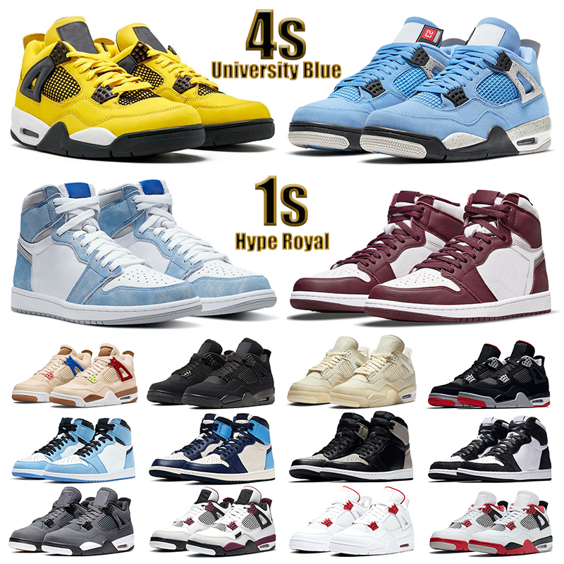 Basketball Shoes Black Cat 4s Fire Red Military Blue Motorsports Black Toe UNC Patent Dark Mocha Light Smoke Grey 1s Mens Trainers Sports Sneakers, 20
Basketball Shoes Black Cat 4s Fire Red Military Blue Motorsports Black Toe UNC Patent Dark Mocha Light Smoke Grey 1s Mens Trainers Sports Sneakers, 20