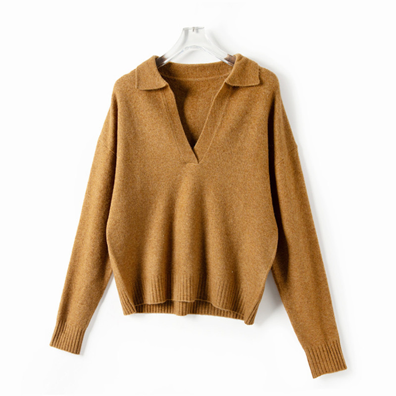 Women's Jackets blouse with long sleeves, women's knitted or crocheted sweaters, plain and loose 7C45, Beige
Women's Jackets blouse with long sleeves, women's knitted or crocheted sweaters, plain and loose 7C45, Beige