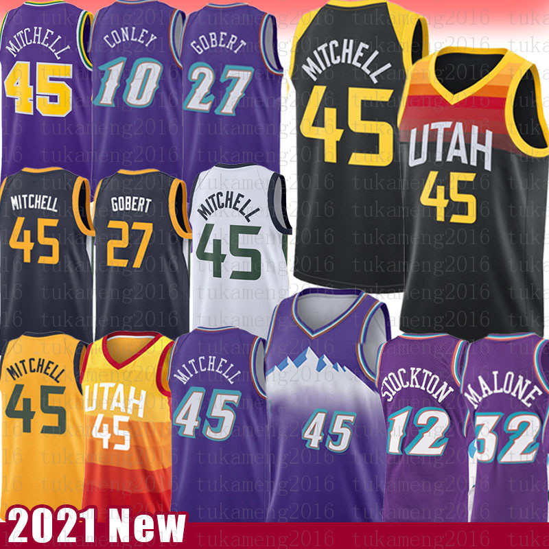 Donovan 45 Mitchell Rudy 27 Gobert Basketball Jersey Karl 32 Malone John 12 Stockton Mike 10 Conley Utah Jazz 2021, Please buy $ 20 - if only need logos
Donovan 45 Mitchell Rudy 27 Gobert Basketball Jersey Karl 32 Malone John 12 Stockton Mike 10 Conley Utah Jazz 2021, Please buy $ 20 - if only need logos
