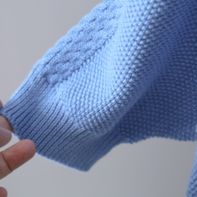 Nomikuma Knitted Half Sleeve Women Sweater Autumn New Korean Twisted Pullover Causal Short Elegant Sueter Mujer 6C221 210427