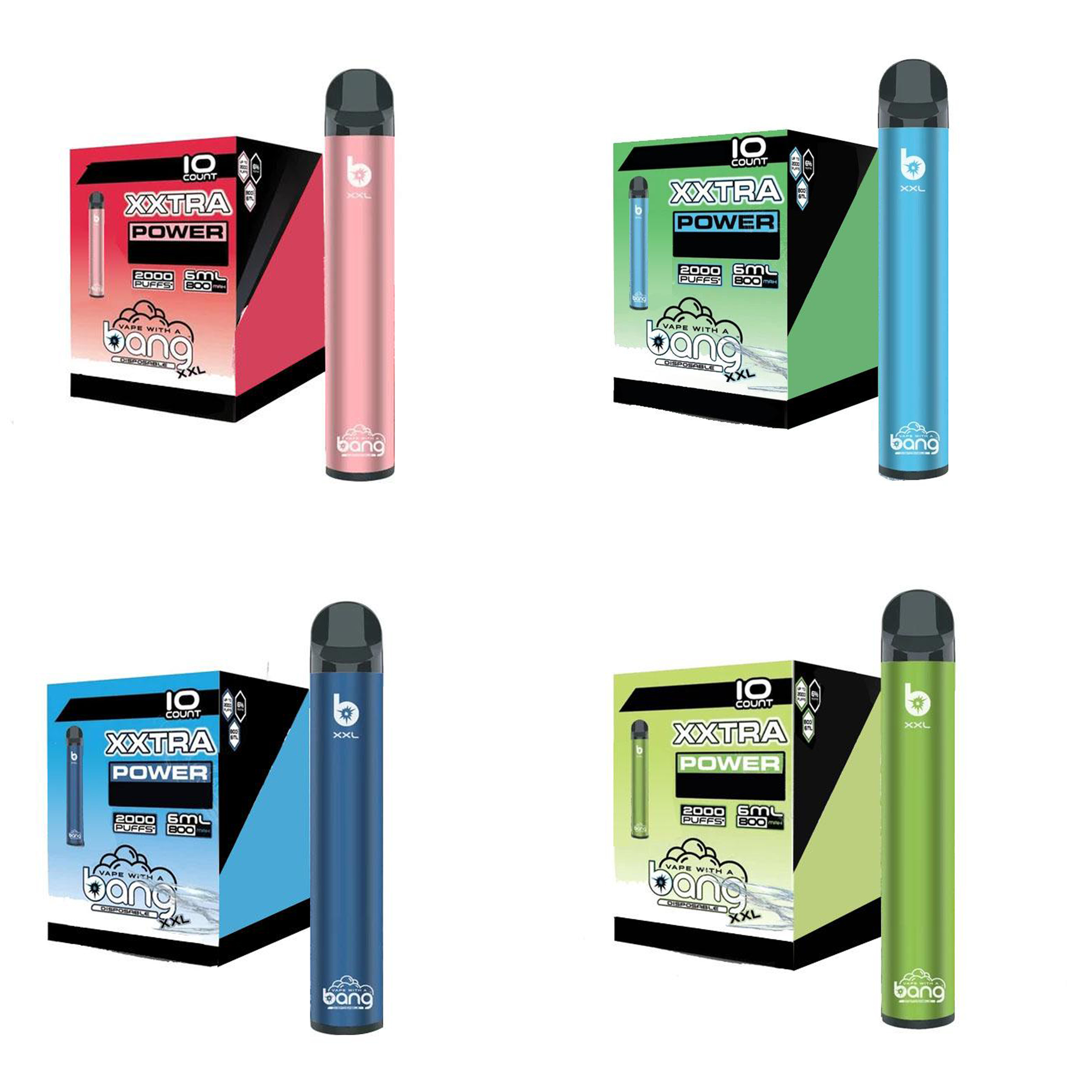 Bang XXL Disposable e cigarettes 2000 Puffs available Disposable Vape Pen Battery 800mAh 24 Colors available Electronic High Quality air bar puff pul
Bang XXL Disposable e cigarettes 2000 Puffs available Disposable Vape Pen Battery 800mAh 24 Colors available Electronic High Quality air bar puff pul