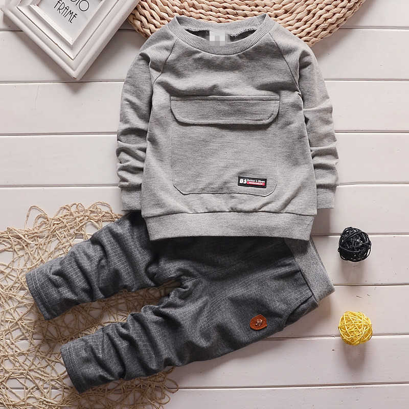 Toddler Kids Baby Boys Clothes Long Sleeve Top T-shirt +Pants Cotton Outfit Baby Clothing Sets Children's clothing