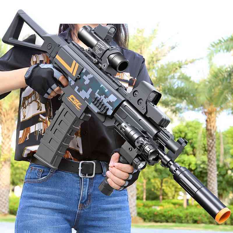 soft firing electric continuous bullet m416 automatic assault rifle usb charging children's simulation toy gun chicken eating equipment
soft firing electric continuous bullet m416 automatic assault rifle usb charging children's simulation toy gun chicken eating equipment