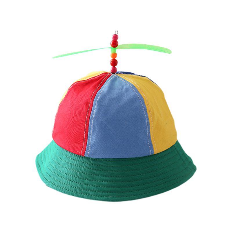 Children Kids Cotton Helicopter Propeller Bucket Cap Color Block Patchwork Dragonfly Beaded Summer Sun Protection Fisherman Hat, Default color
Children Kids Cotton Helicopter Propeller Bucket Cap Color Block Patchwork Dragonfly Beaded Summer Sun Protection Fisherman Hat, Default color